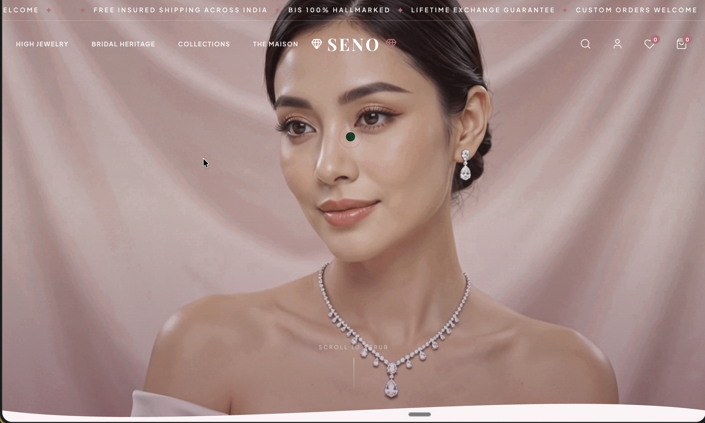 JEWELLERY — SENO Studio luxury jewellery website project